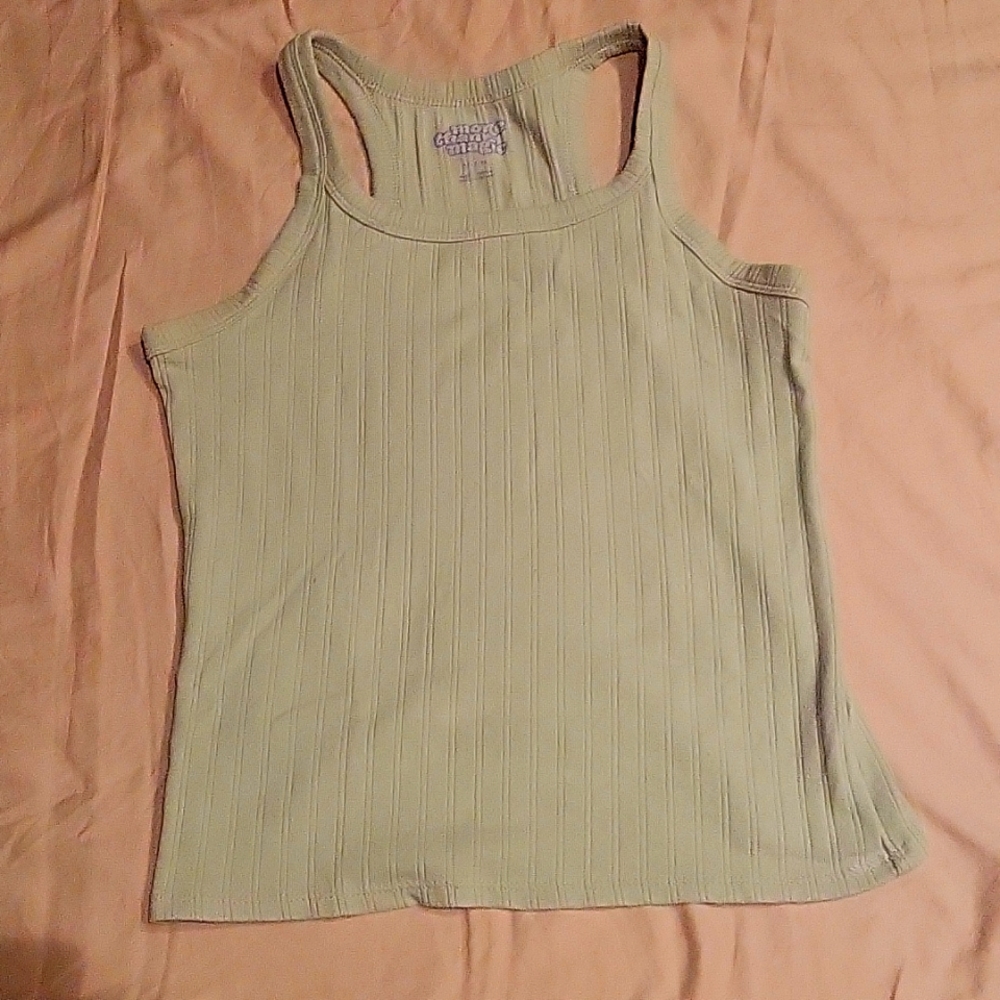 Child Medium More Than Magic Green Tank Top